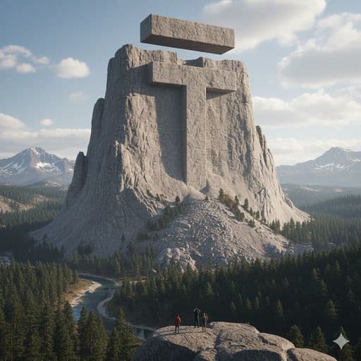 ₸ monolith artwork