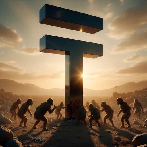 ₸ monolith artwork