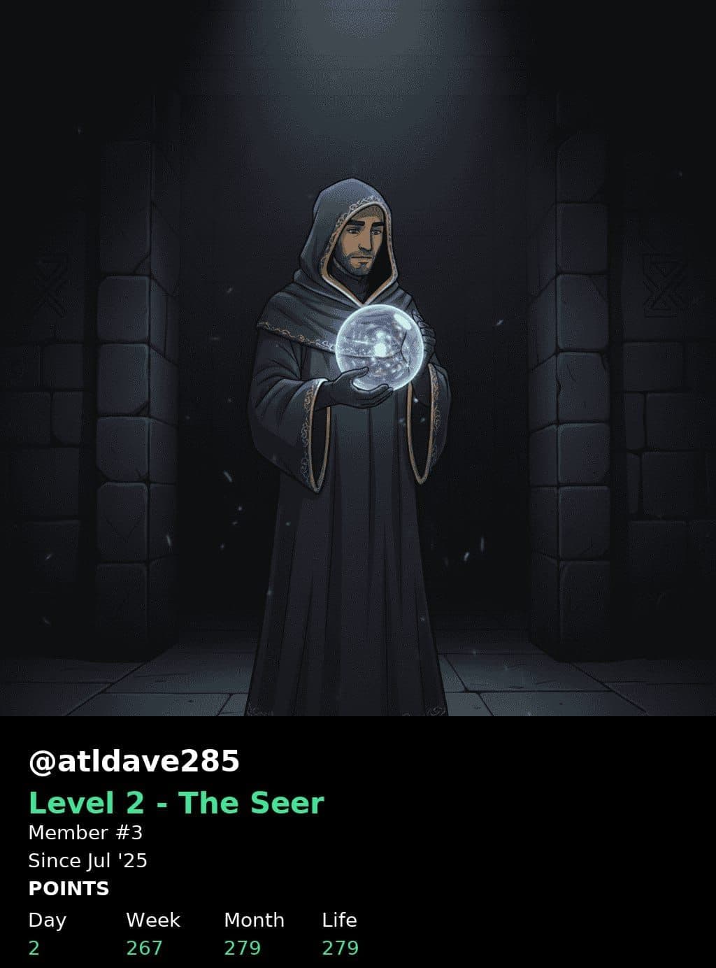 Level card