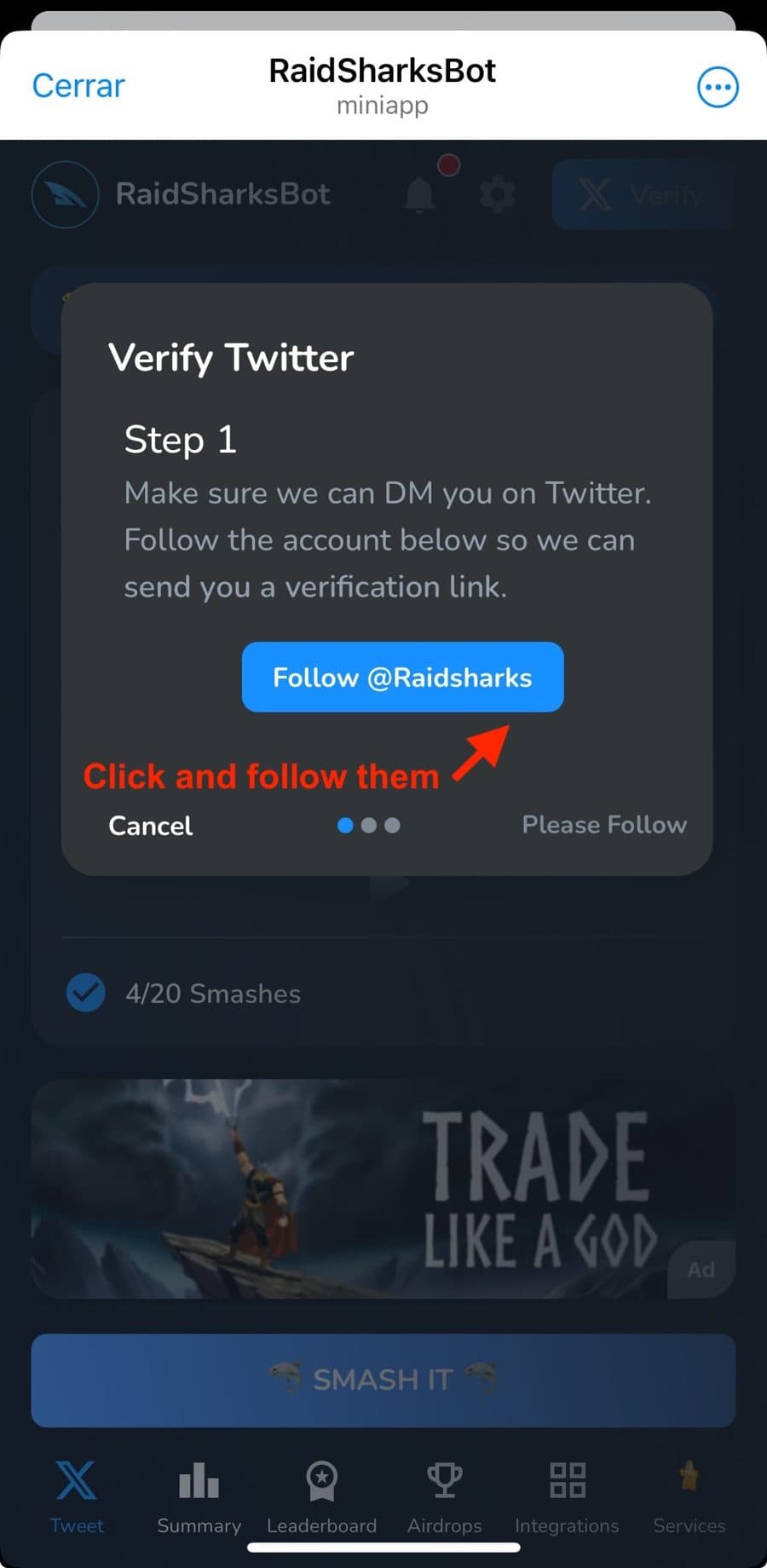 Raid setup step 2